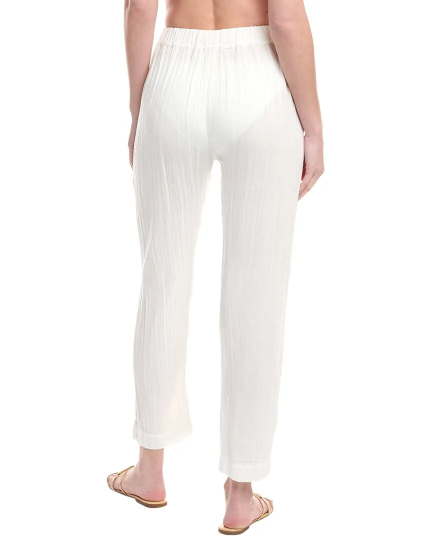 9seed Satin-Hochbund-Loungehose mit verjüngtem Schnitt