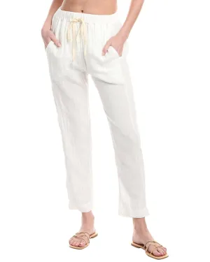 9seed Satin-Hochbund-Loungehose mit verjüngtem Schnitt