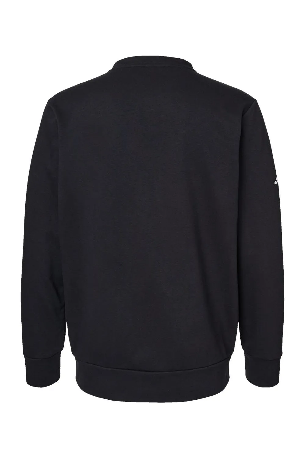 Adidas Herren Fleece Pullover mit Rundhalsausschnitt - Schwarz