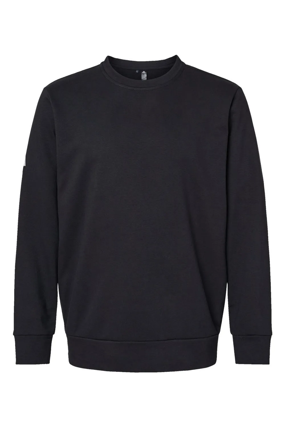 Adidas Herren Fleece Pullover mit Rundhalsausschnitt - Schwarz