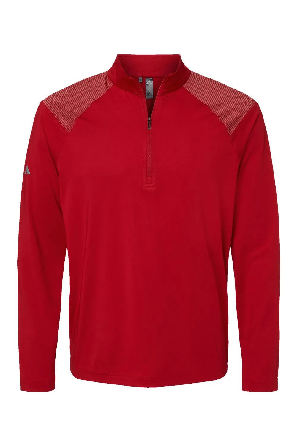 Adidas Herren Schulterstreifen Feuchtigkeitstransportierendes 1/4-Zip Sweatshirt - Team Power Rot