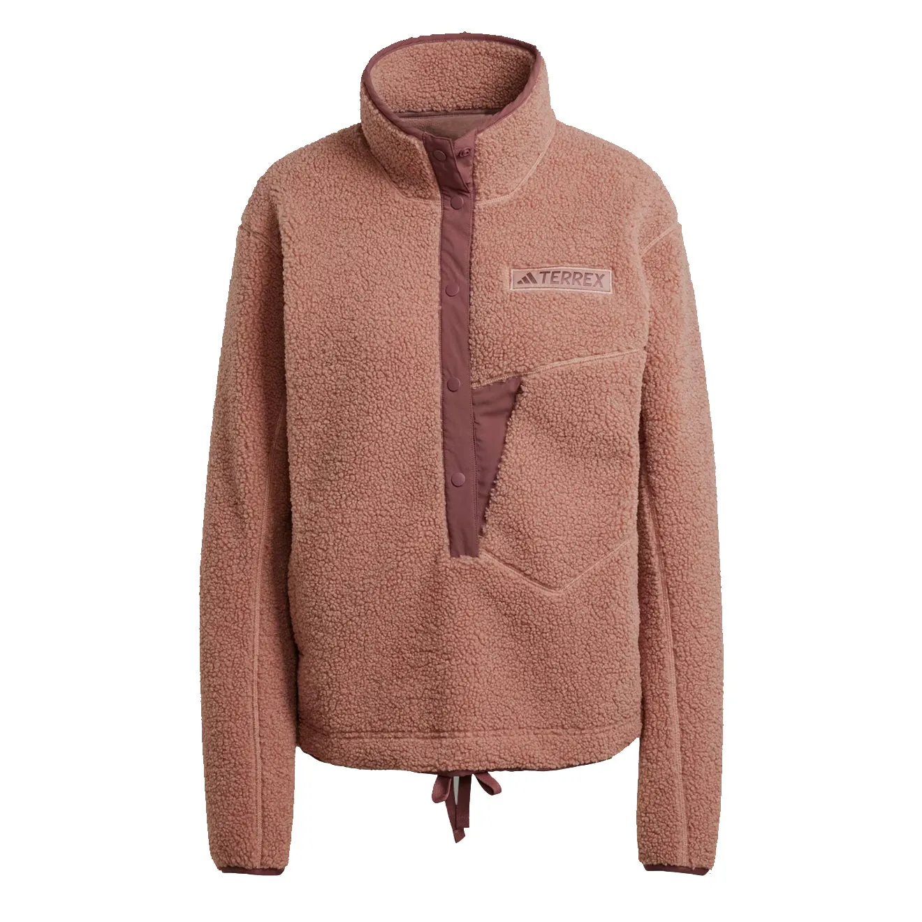 Adidas Terrex Damen Xploric High-Pile Fleece Pullover Warm Clay