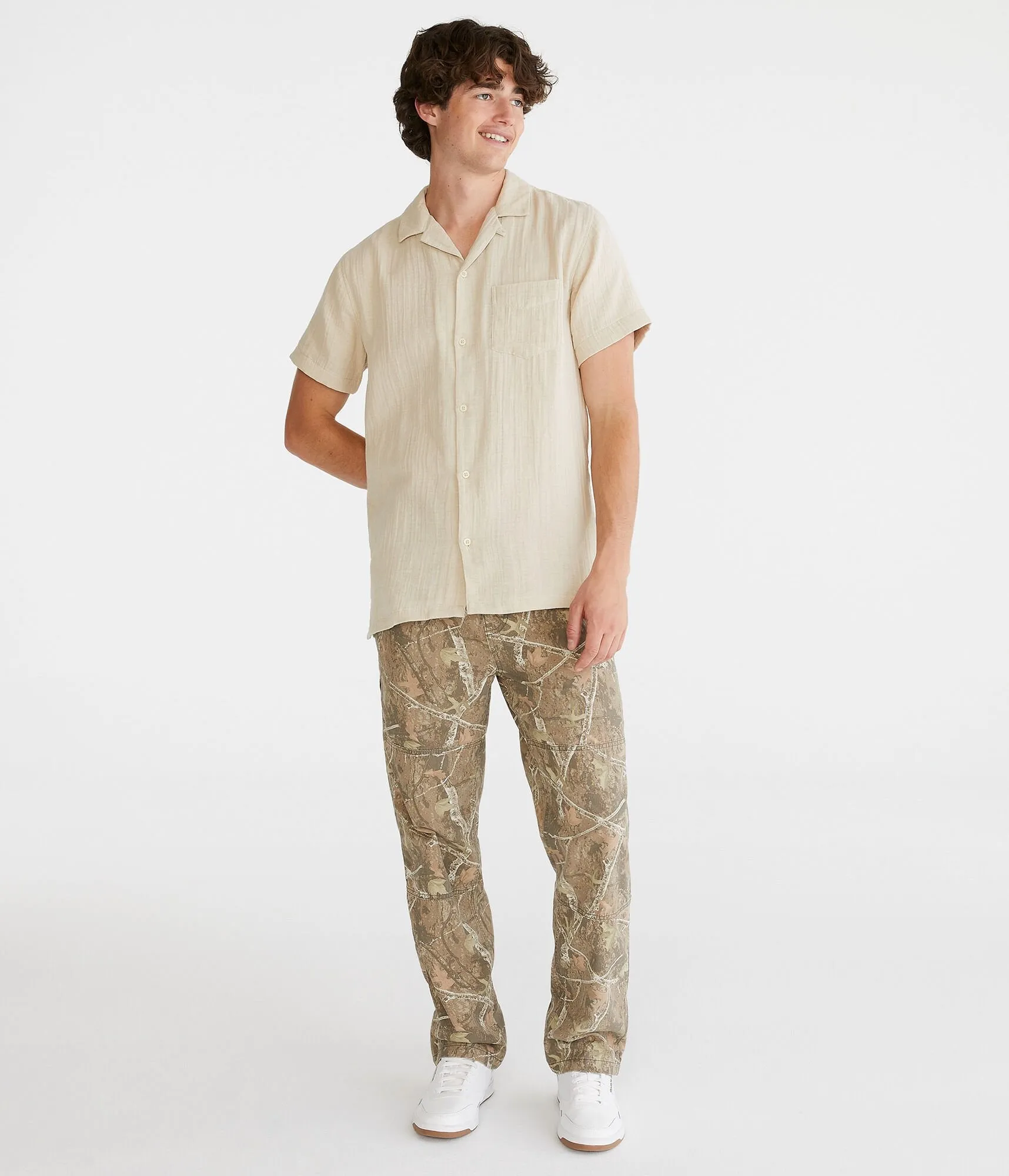Aeropostale Wildnis-Druck Zimmermannshose