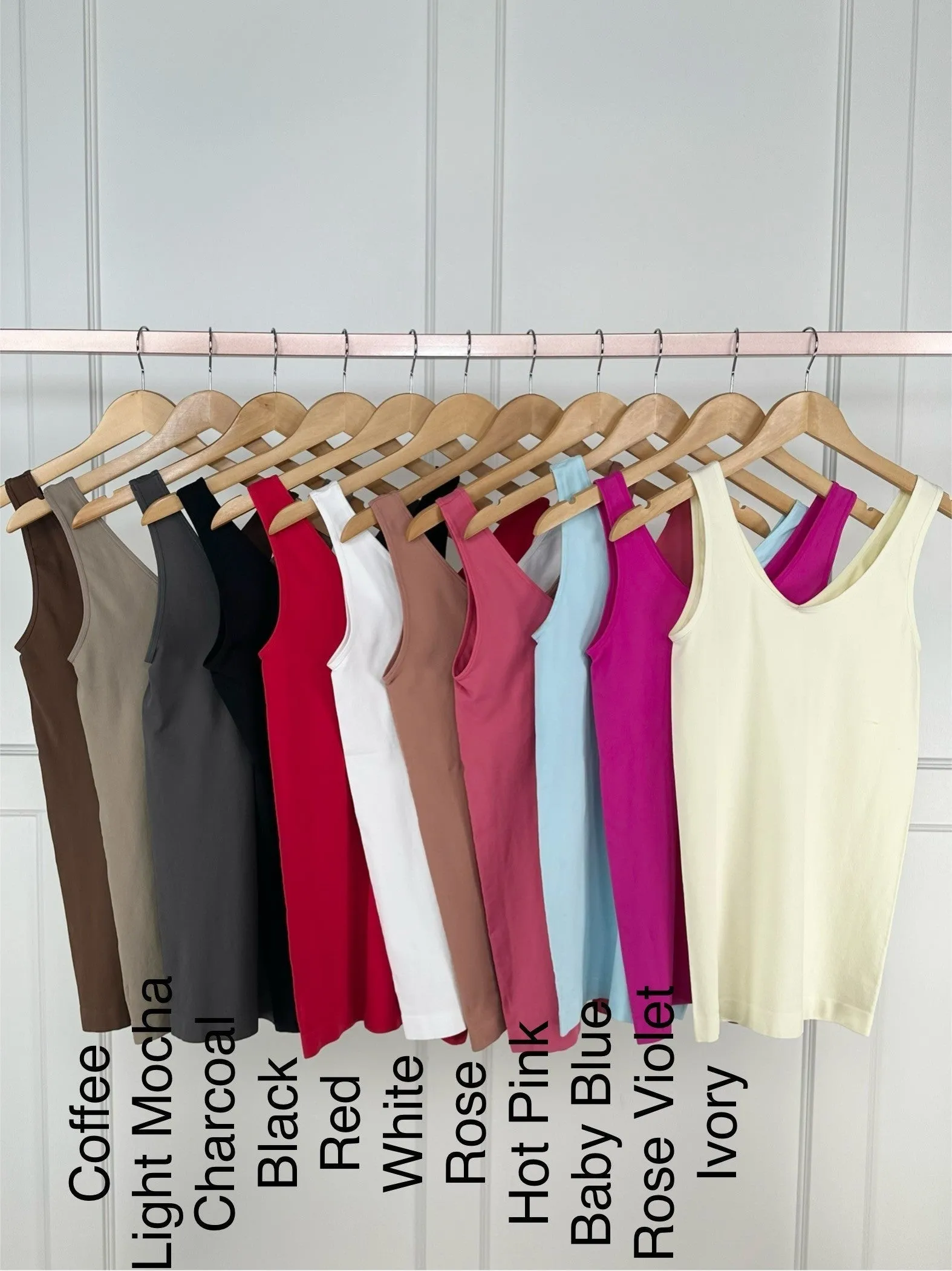 Ganztägig umkehrbares Damen-V-Ausschnitt-Tanktop