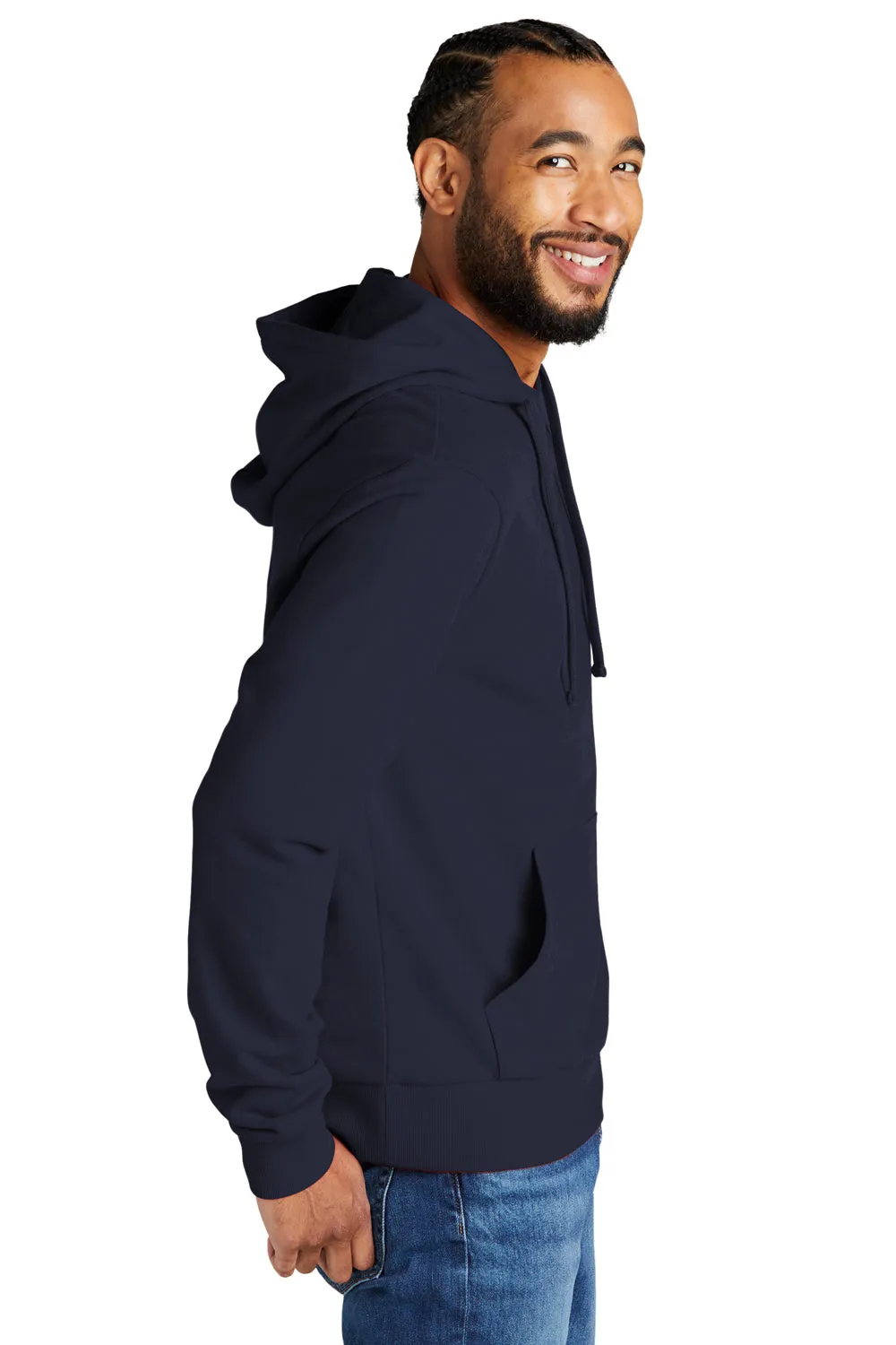 Allmade Herren Bio-French-Terry Kapuzenpullover mit Kangaroo-Tasche - Nachthimmel Marineblau