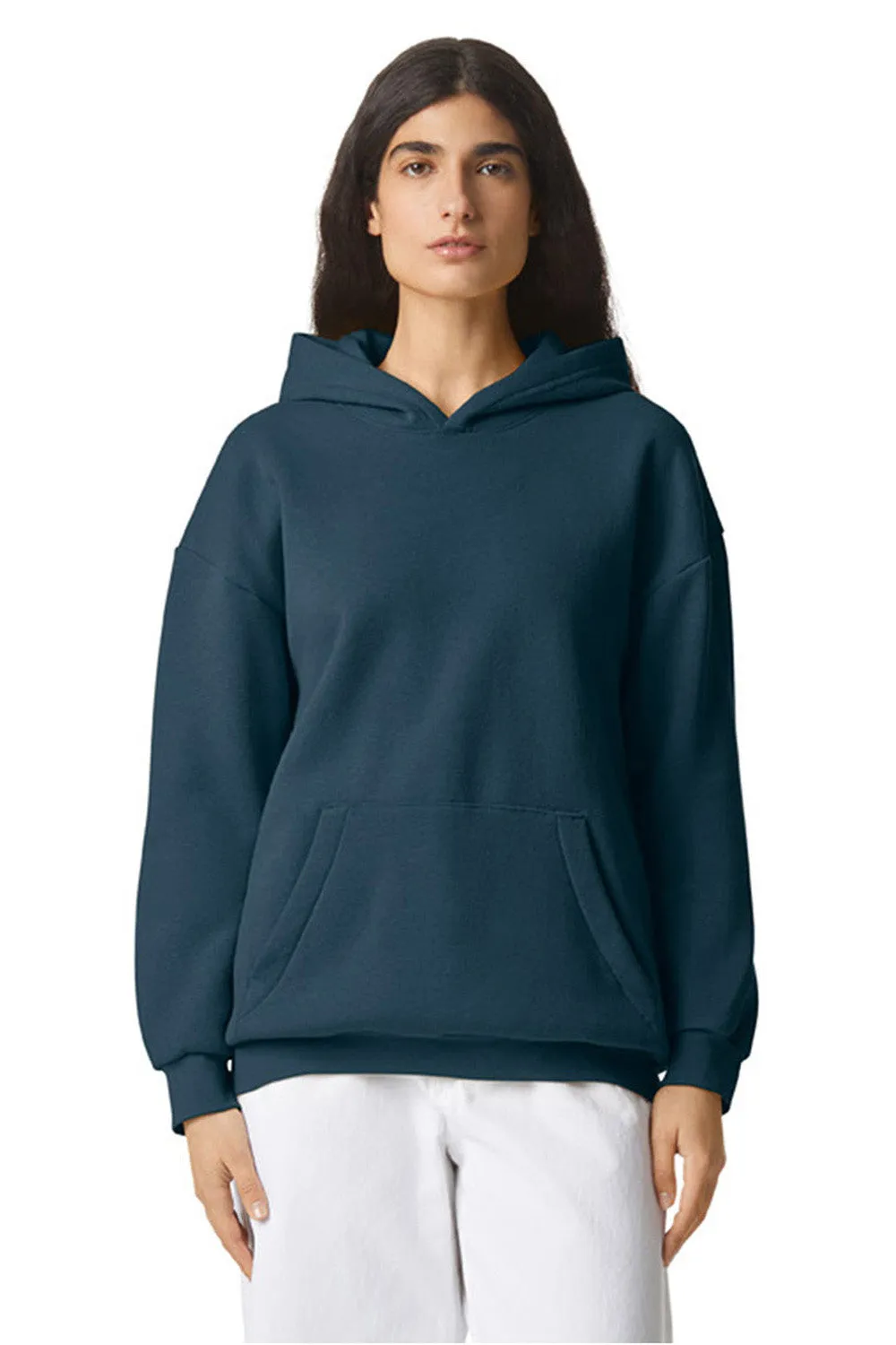 American Apparel Herren ReFlex Fleece Kapuzenpullover Hoodie mit Kangaroo-Tasche - Meeresblau