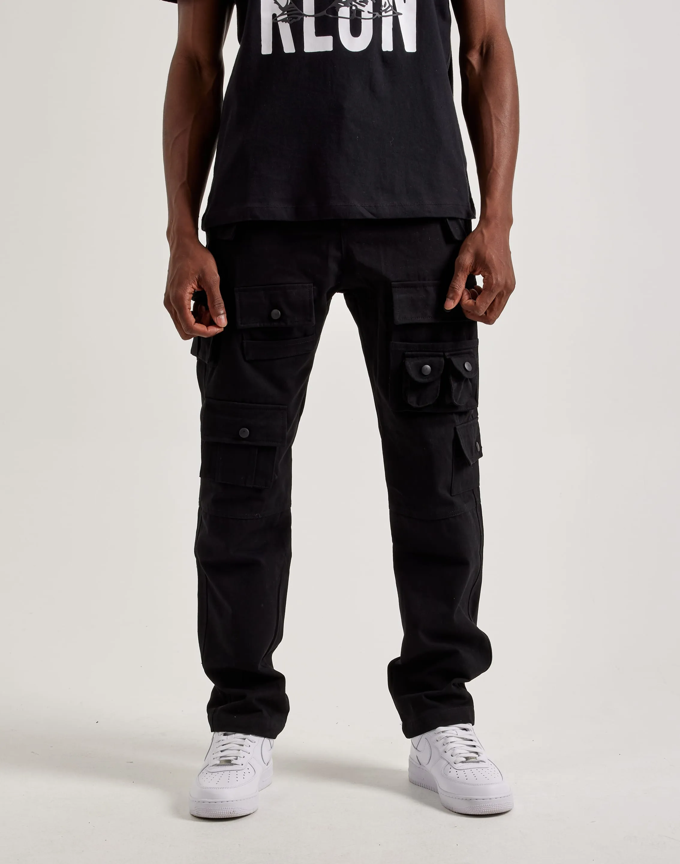 Amerikanische Stich Multi-Taschen Cargo-Hose