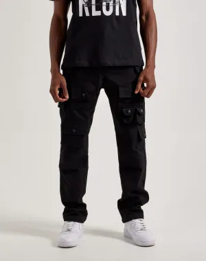 Amerikanische Stich Multi-Taschen Cargo-Hose
