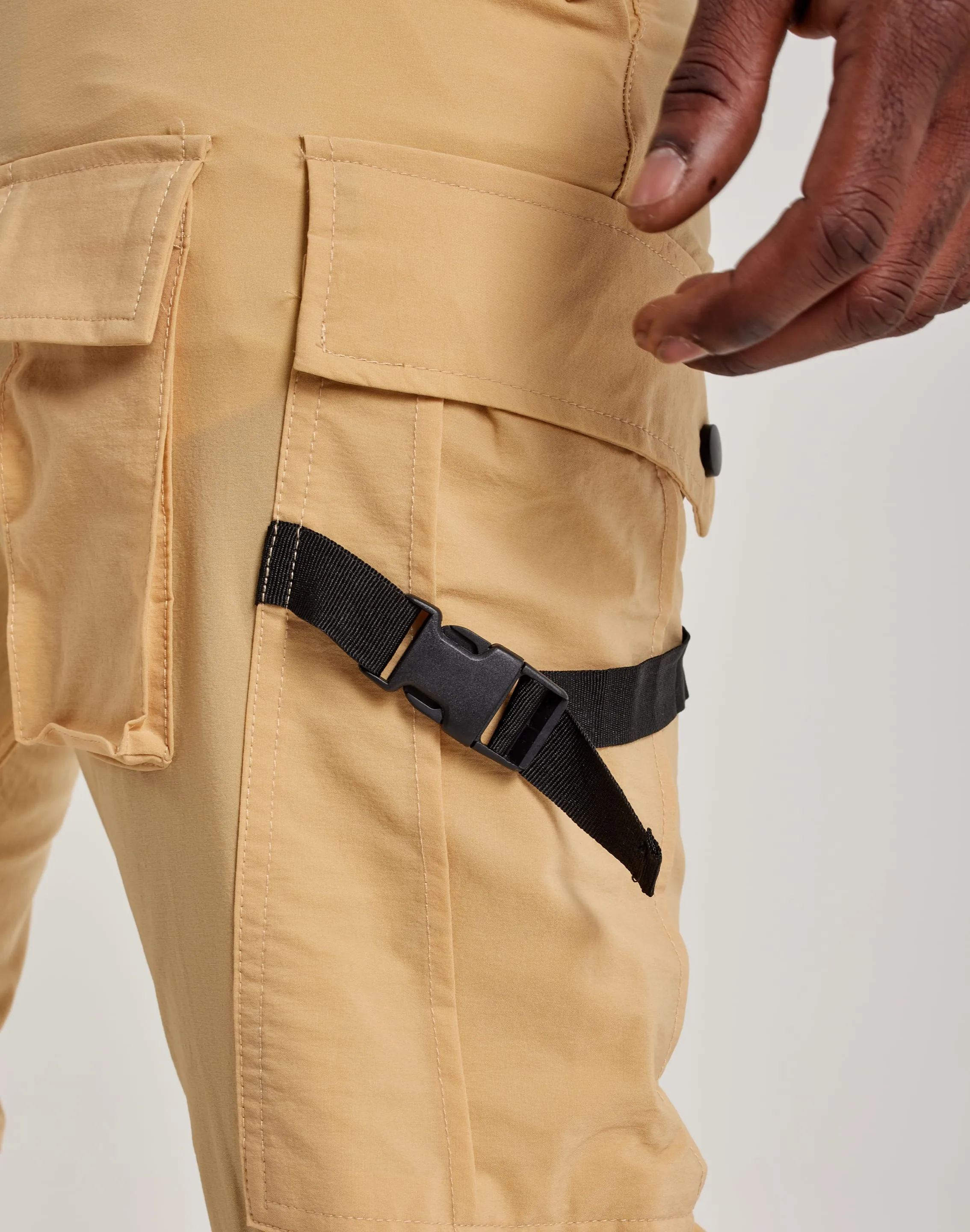 Amerikanische Stretch-Nylon-Cargo-Hose mit Stichverarbeitung