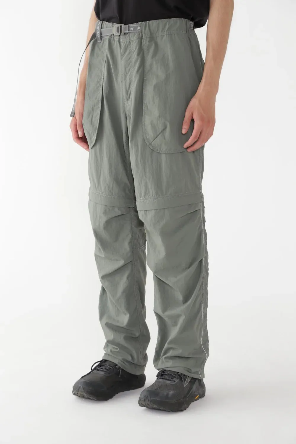 And Wander | NY Taffeta Wanderhose 2-Wege | Moos