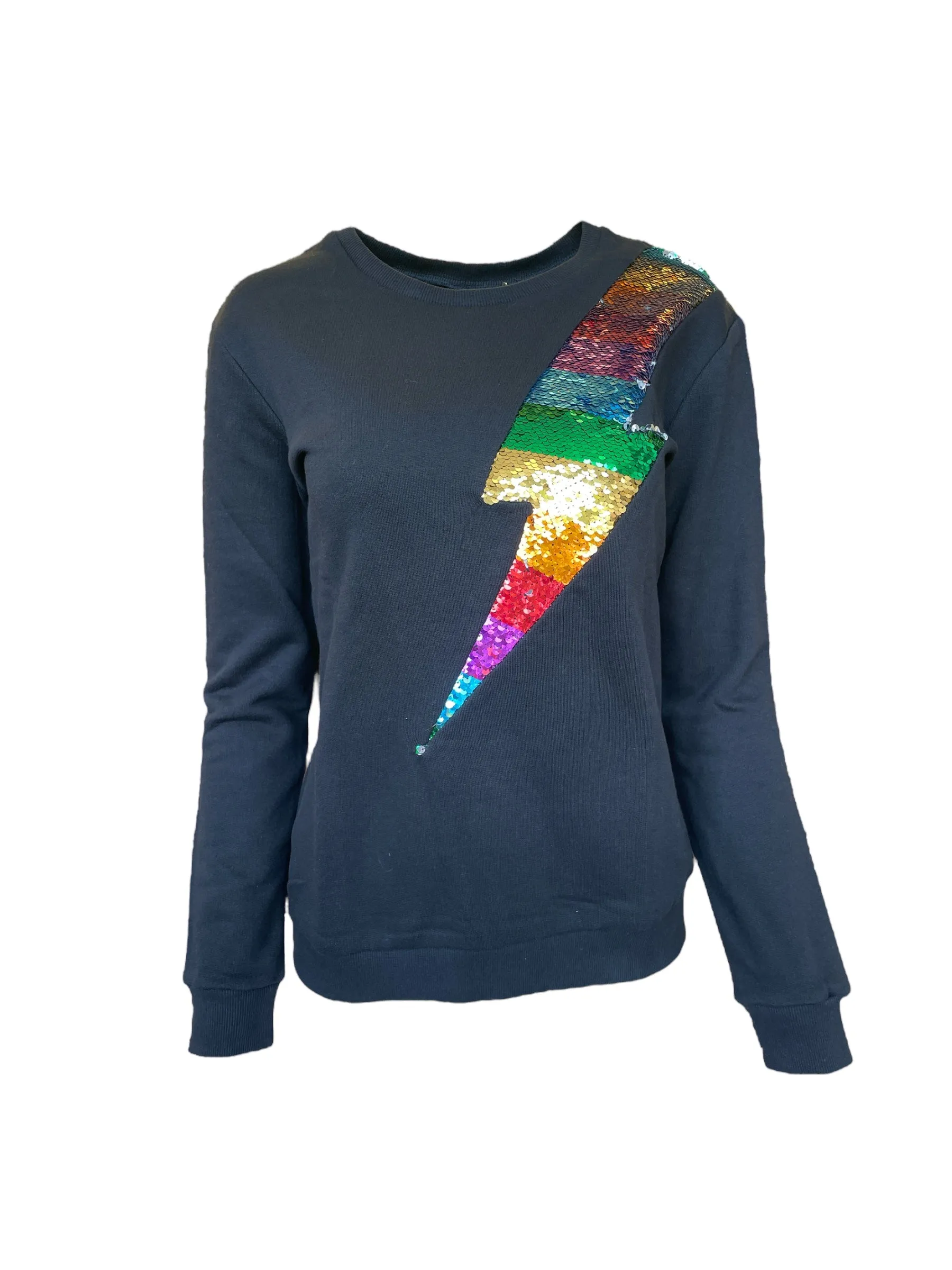 Any Old Iron Regenbogen Silber Blitz Sweatshirt