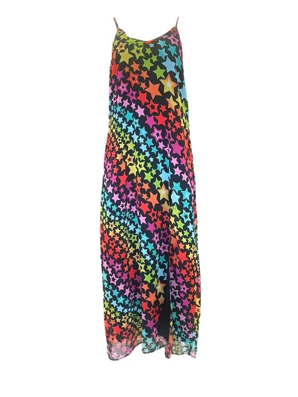 Jeder Alte Eisen Regenbogen Stern Kleid