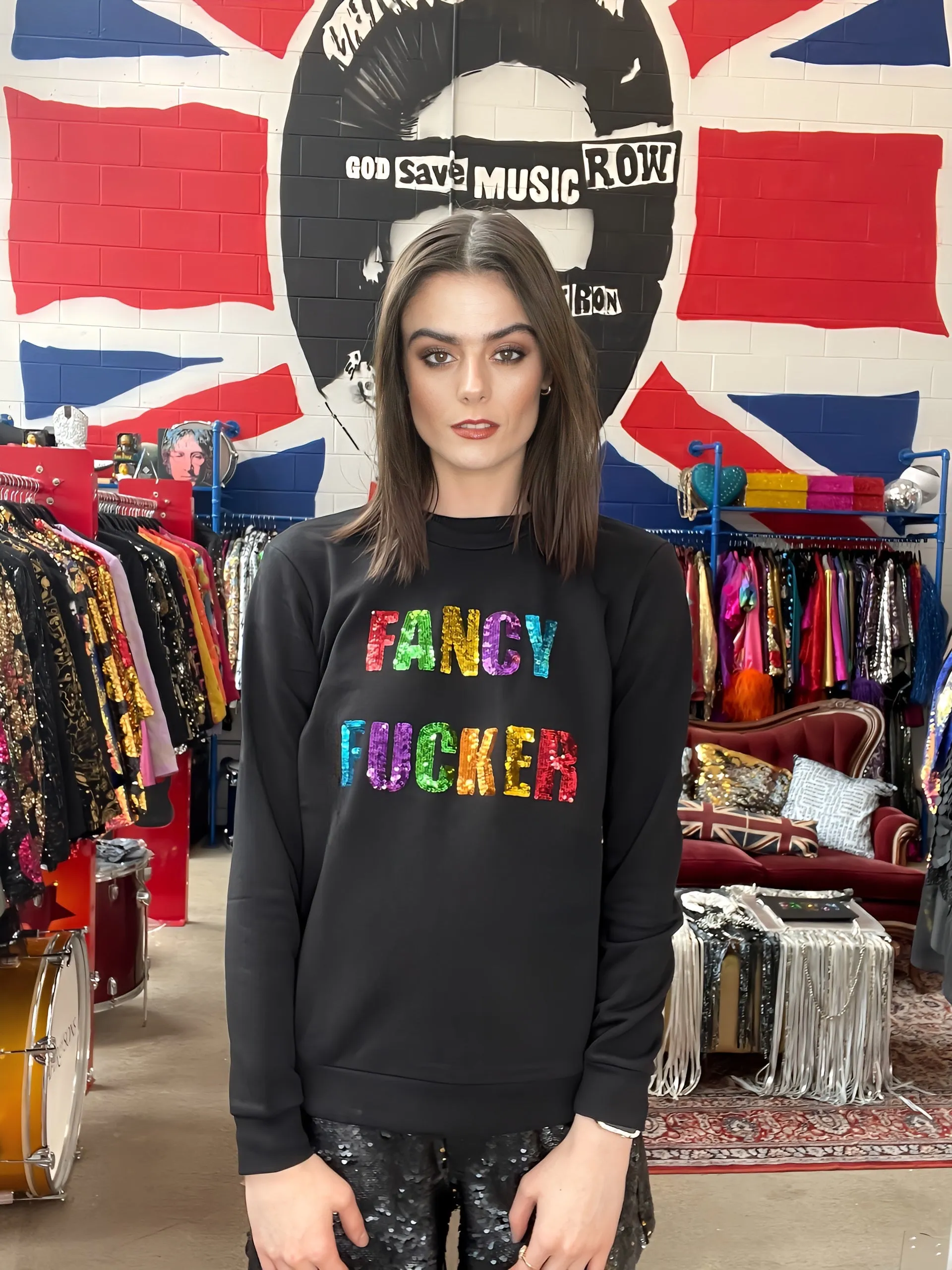 Any Old Iron Damen Sweatshirt mit ausgefallenem Design
