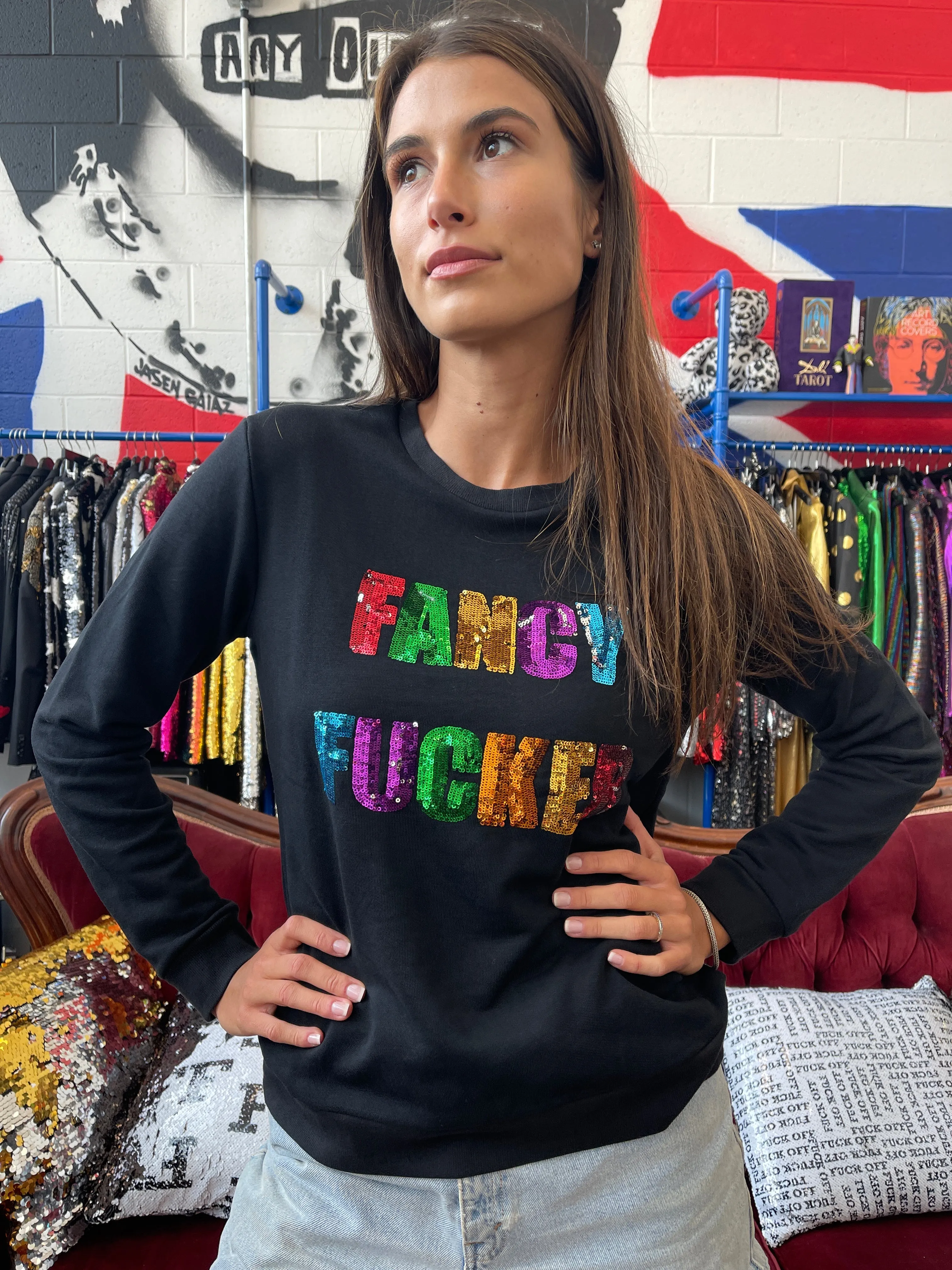 Any Old Iron Damen Sweatshirt mit ausgefallenem Design