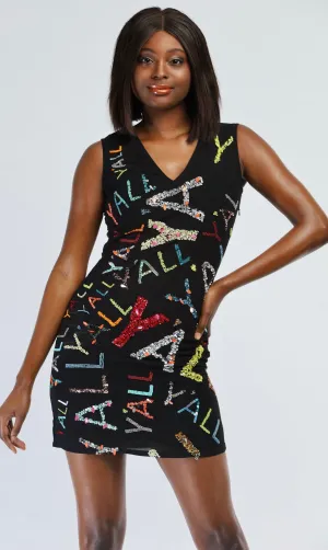 Any Old Iron Y'all Kurzes Kleid