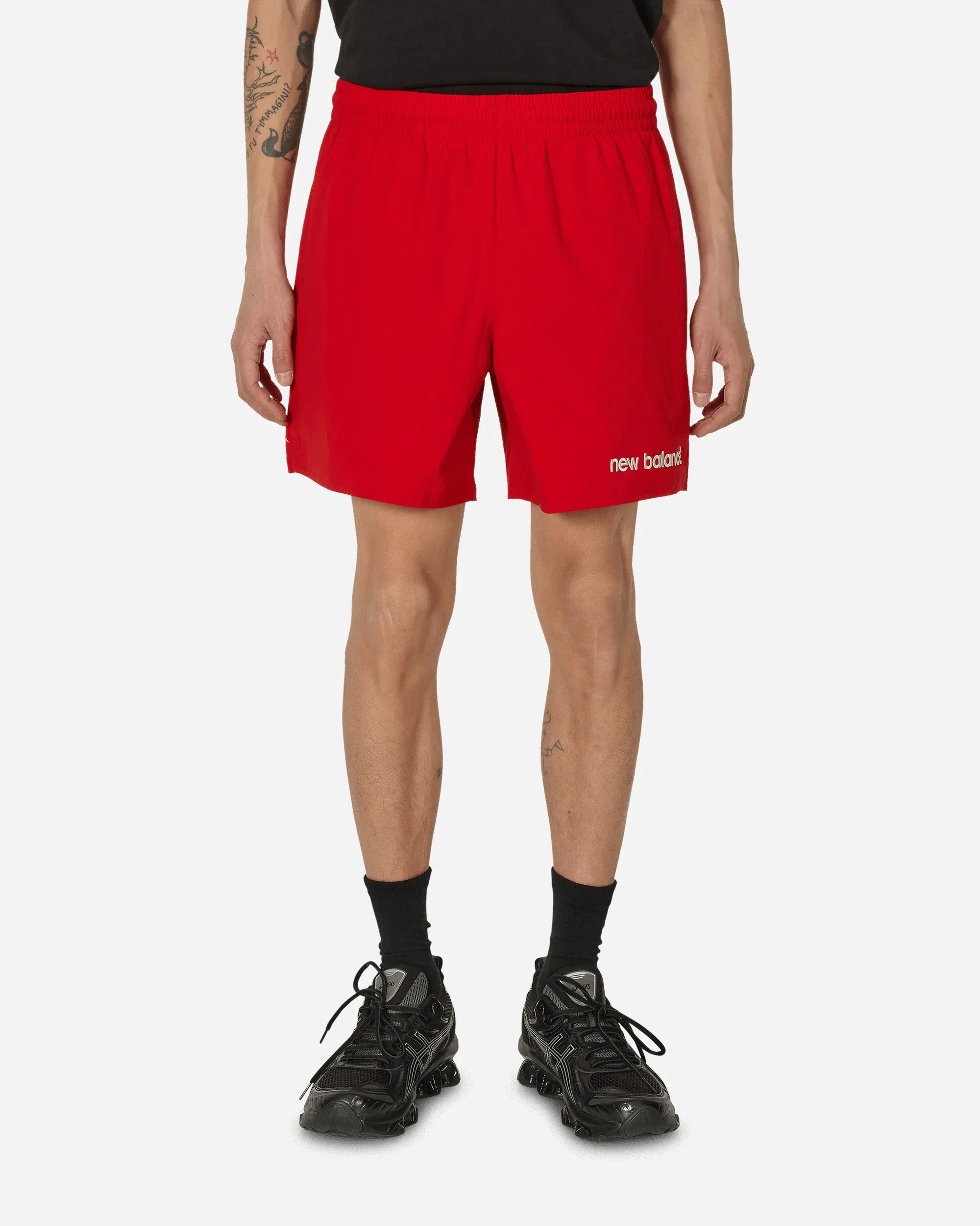 Archiv Stretch Gewebte Shorts Team Rot