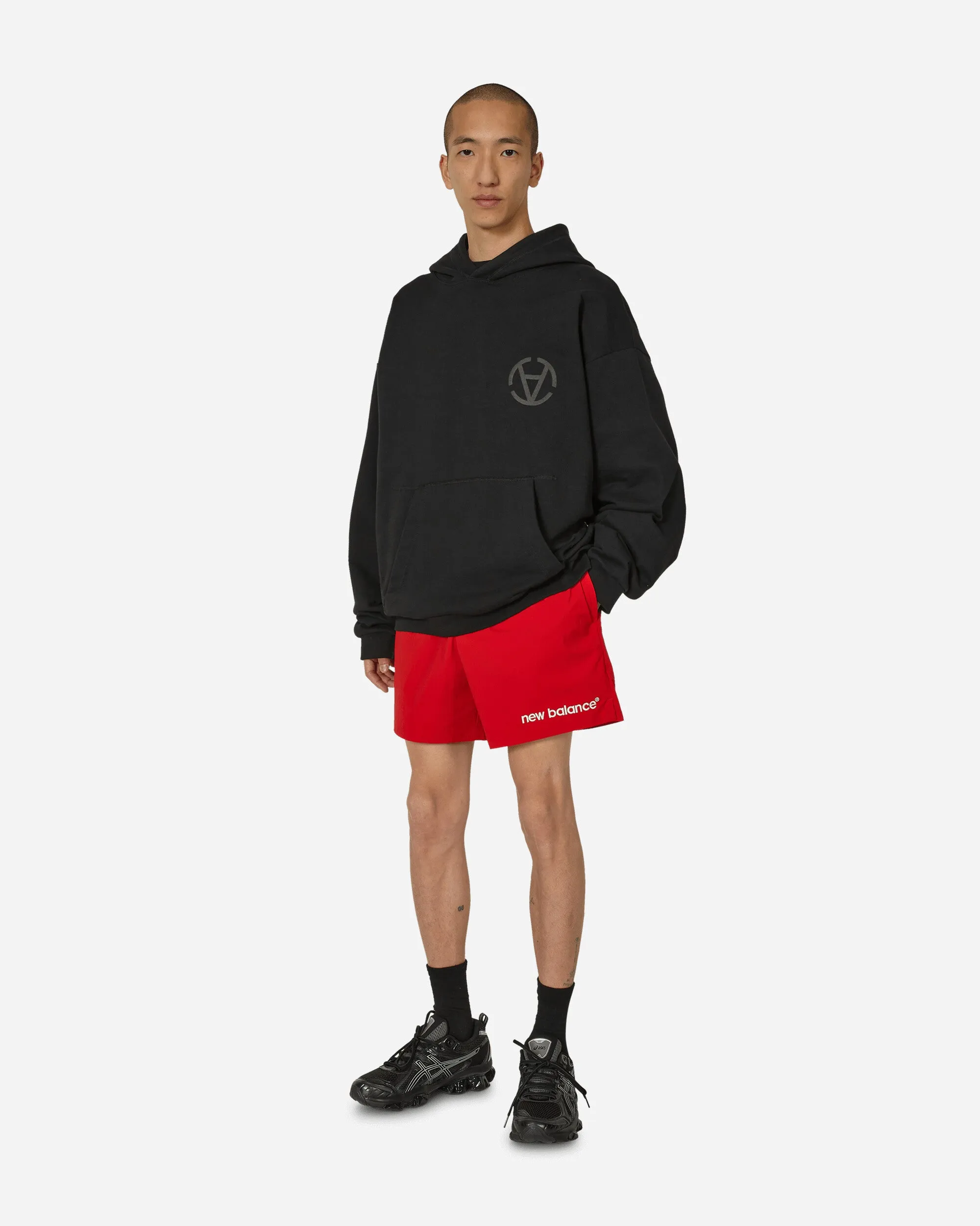 Archiv Stretch Gewebte Shorts Team Rot