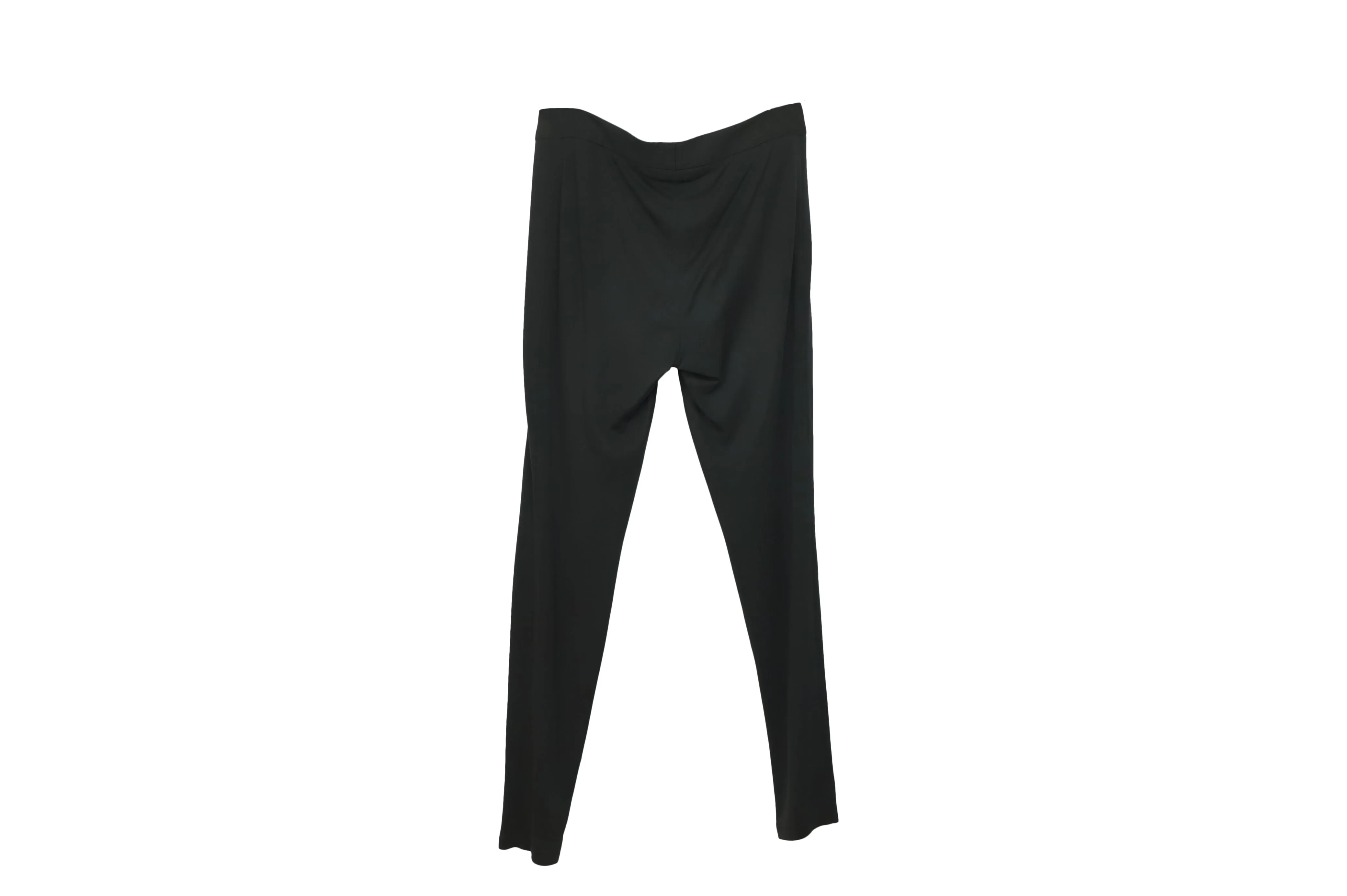 Armani Gerade geschnittene Hose in Schwarz aus Polyester