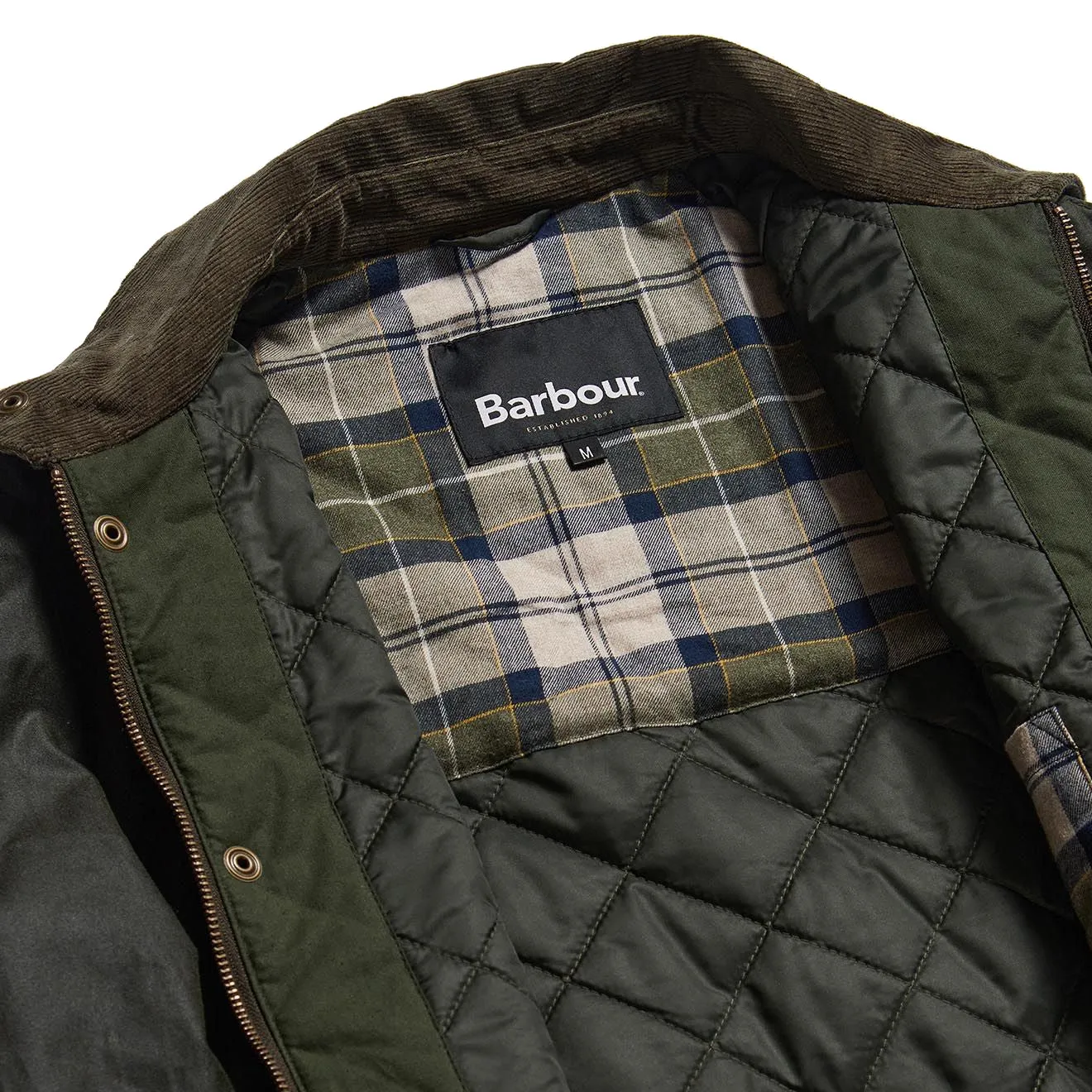 Barbour Ambleside Wachsjacke Farn