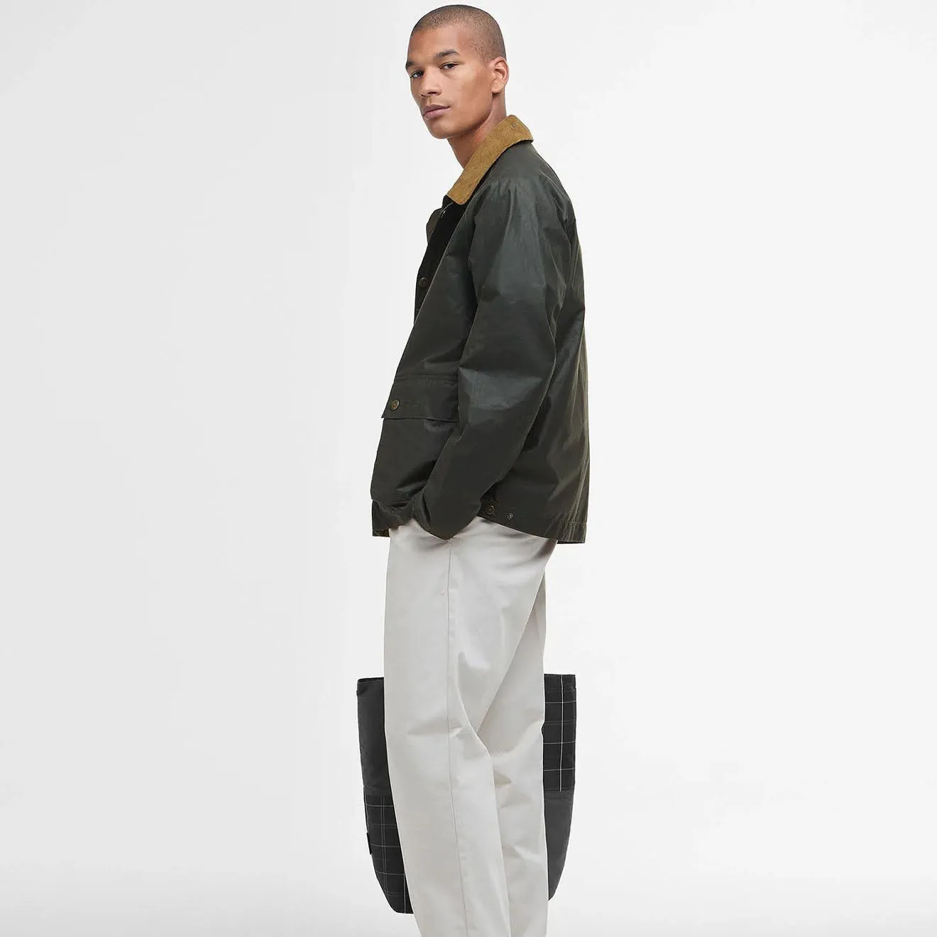 Barbour Modern Bedale Wachsjacke Archiv Olive