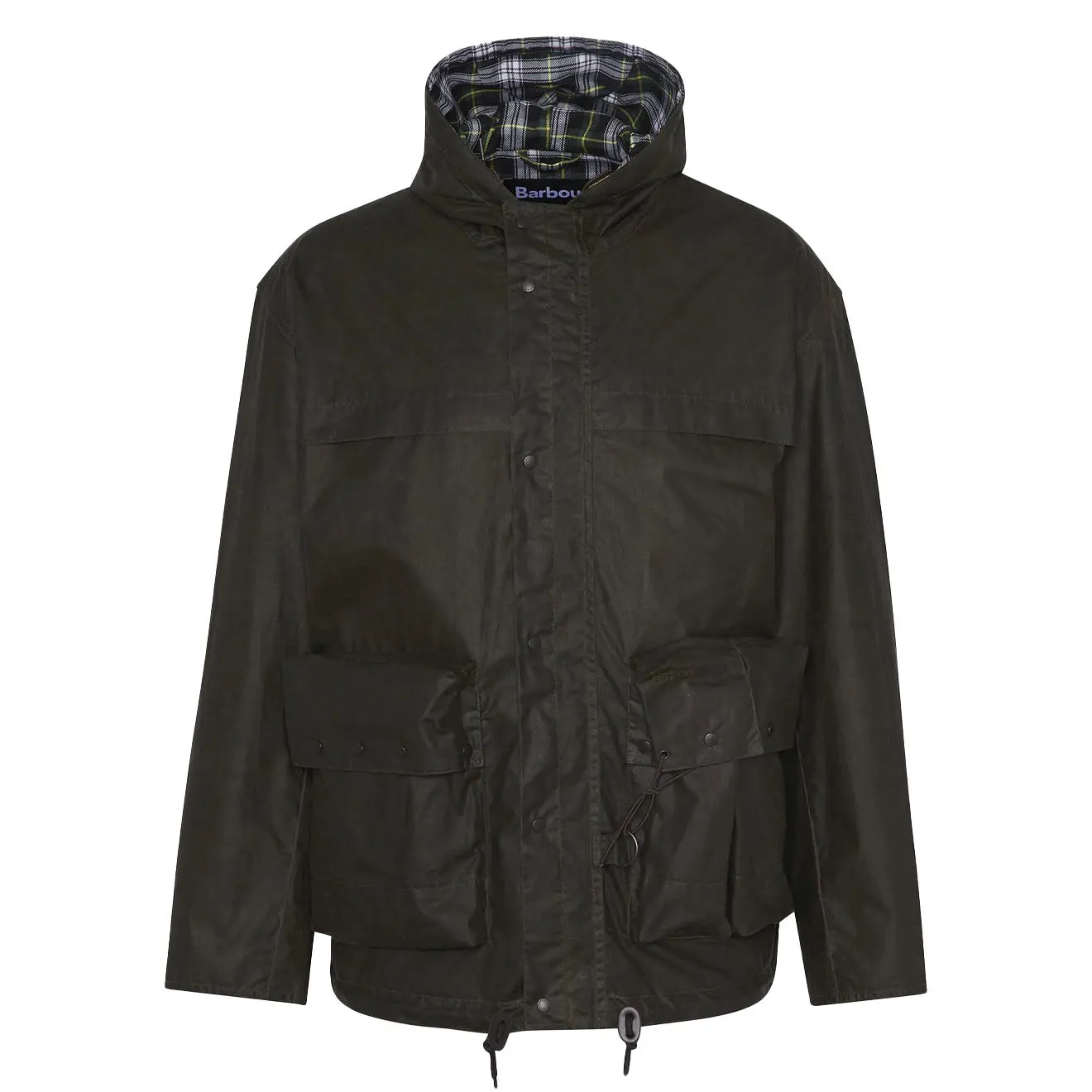 Barbour Modifizierte Durham Wachsjacke Archiv Olive