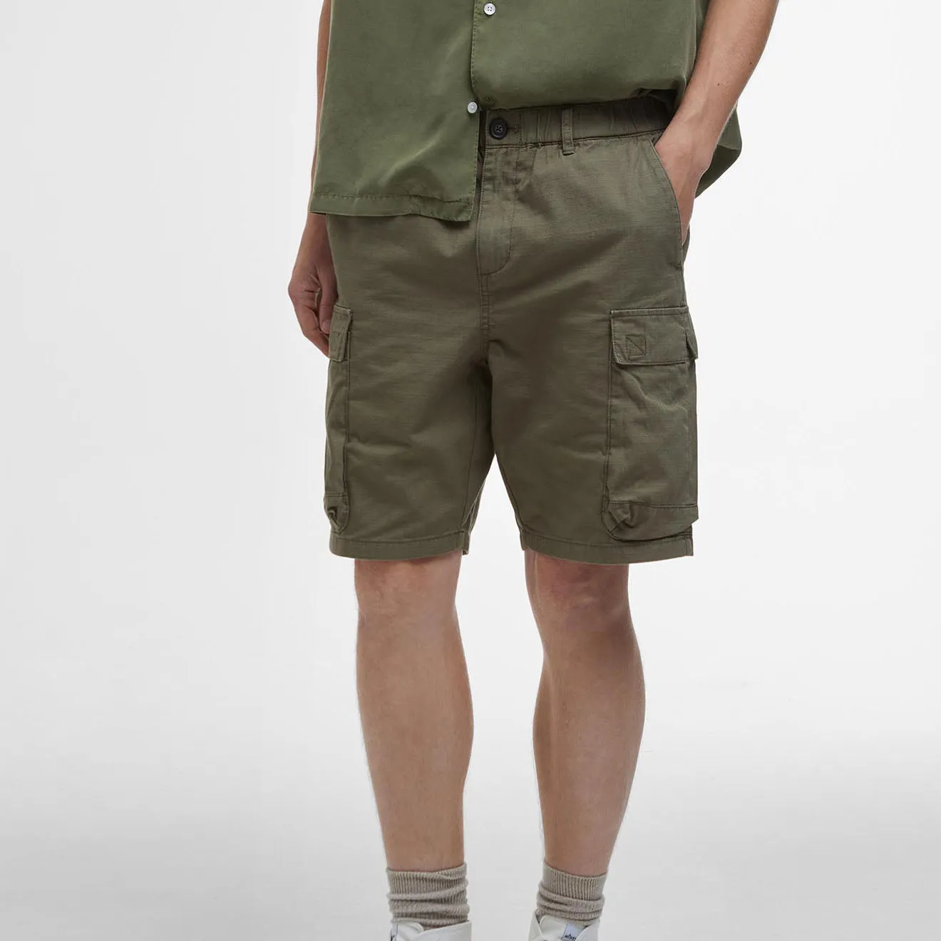 Barbour Westmorland Ripstop Short in Gebrannter Olive