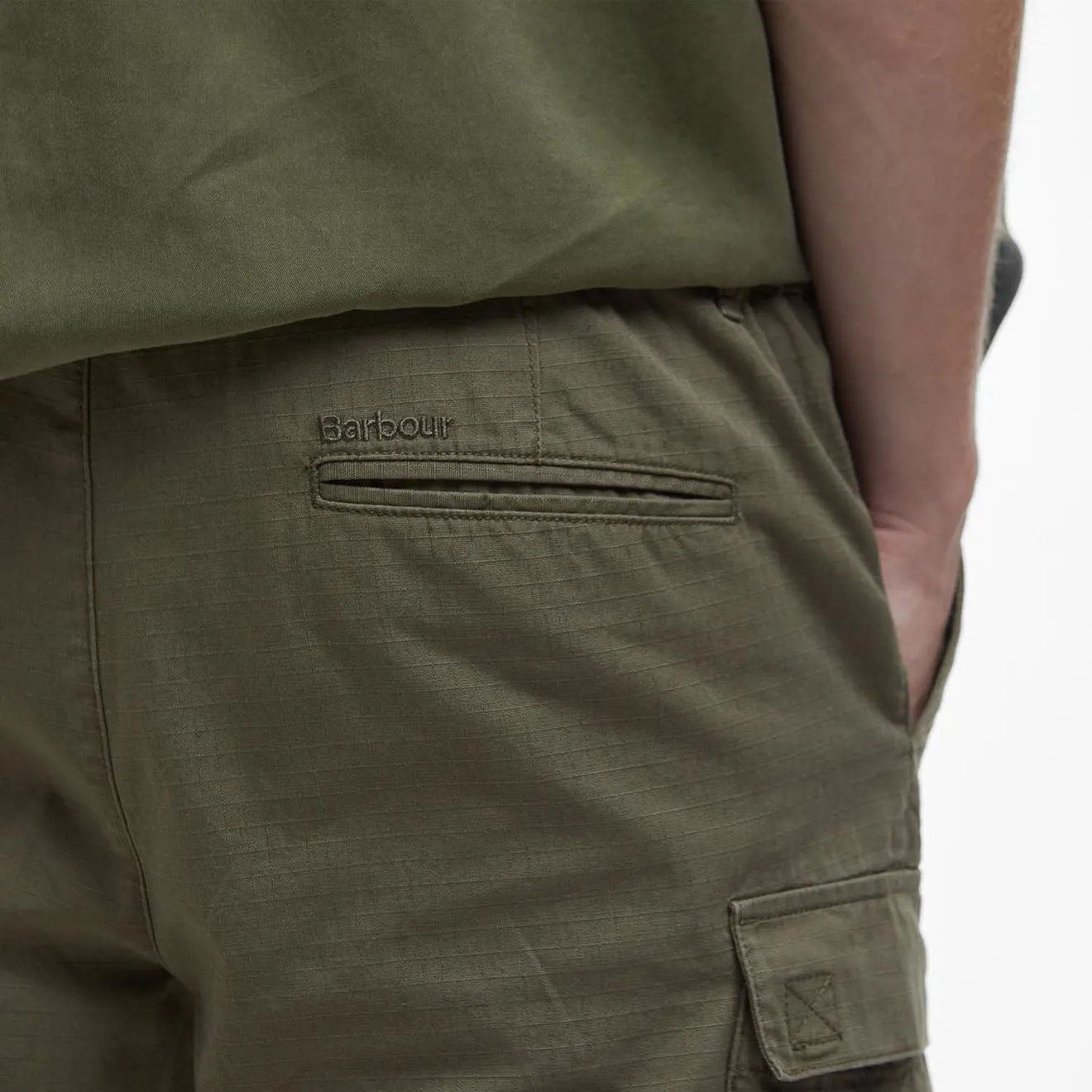 Barbour Westmorland Ripstop Short in Gebrannter Olive