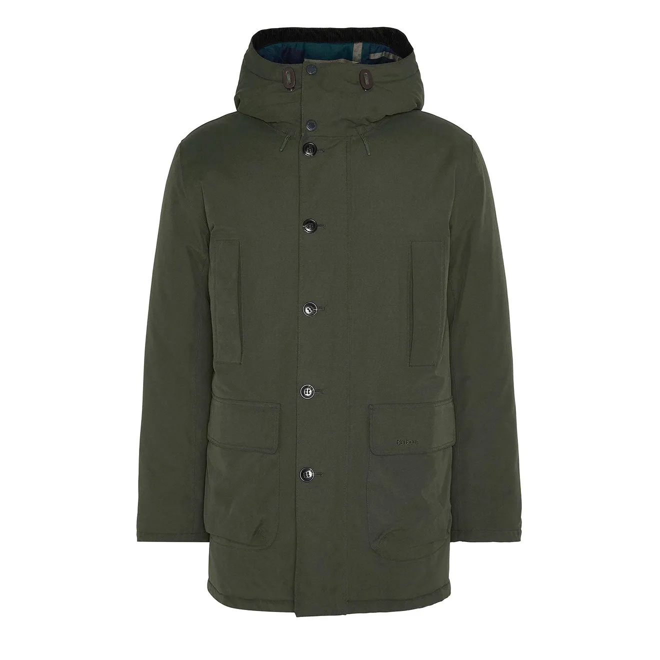 Barbour Winter Beaufort wasserdichte Parka in Salbeigrün