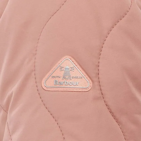 Barbour Damen Barmouth Steppjacke in Sanftem Korallenrot
