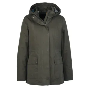 Barbour Damen Buttercup wasserdichte Jacke Olive / Klassisch