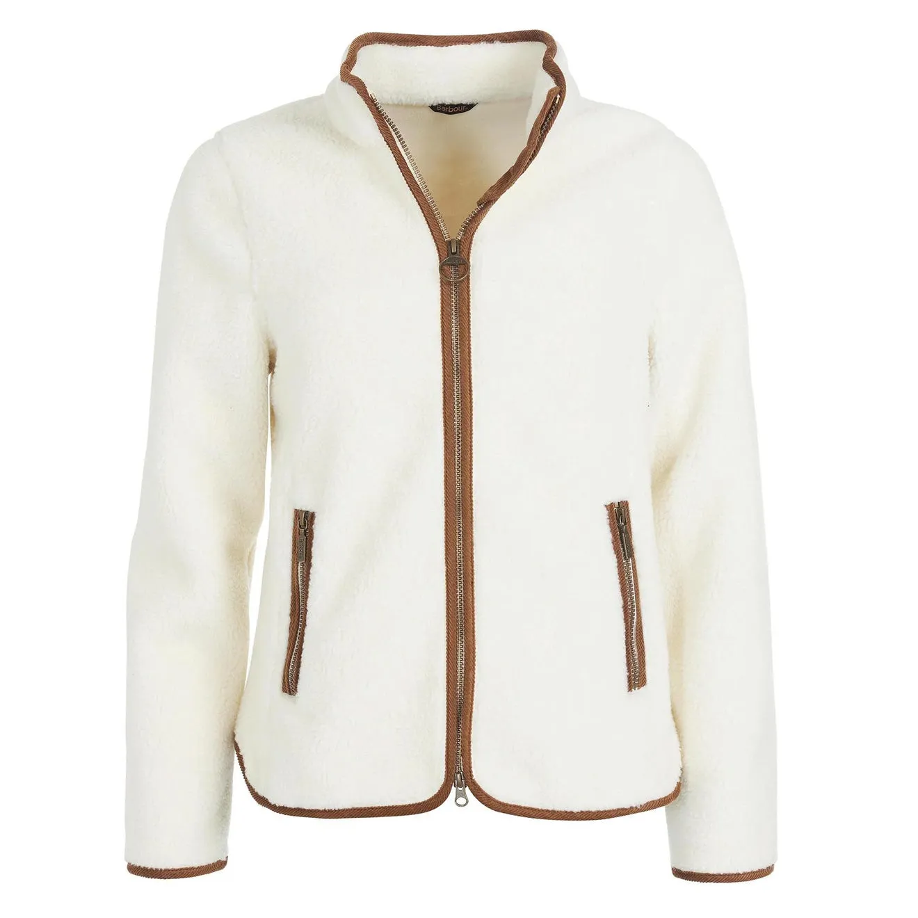Barbour Damen Lavenham Fleece Winter Perle / Klassisch