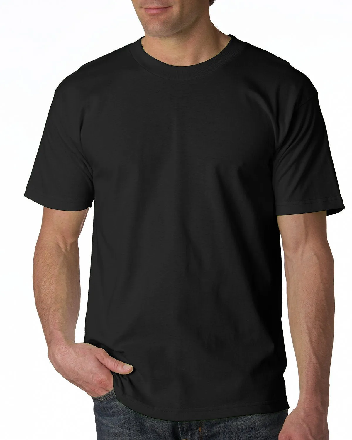 Bayside BA5100 Erwachsene 6.1 Unzen, 100% Baumwolle T-Shirt