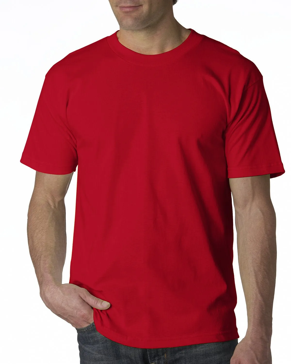 Bayside BA5100 Erwachsene 6.1 Unzen, 100% Baumwolle T-Shirt