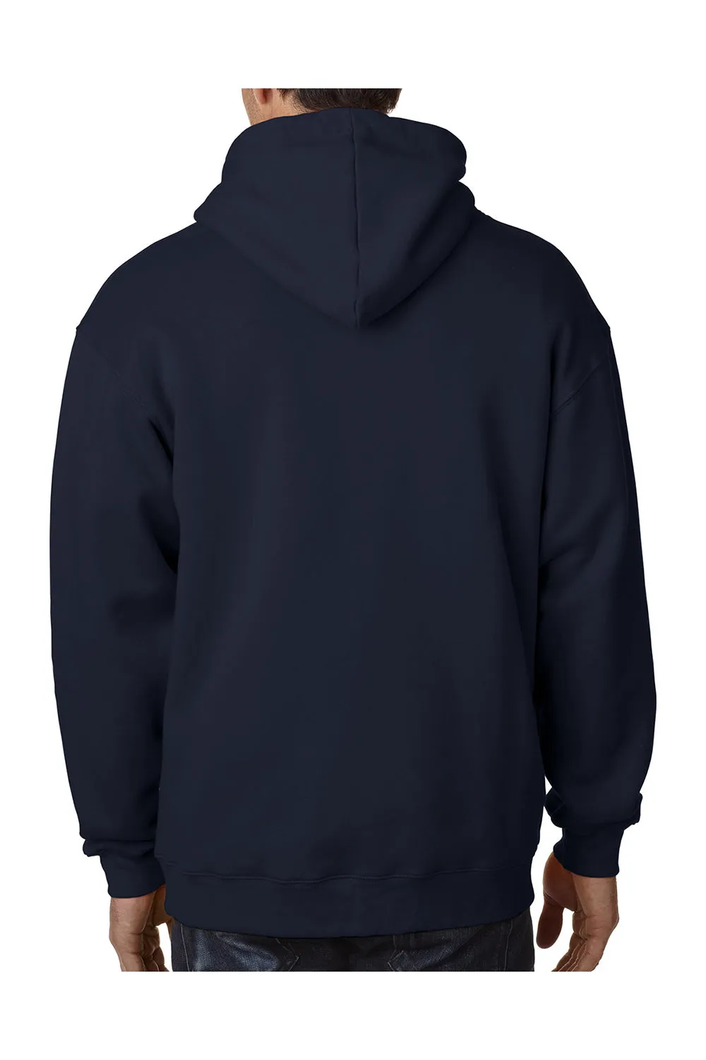 Bayside Herren Thermo-gefütterte Kapuzenjacke mit Reißverschluss und Taschen - Schwarz