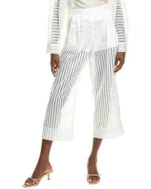 BCBGMAXAZRIA Durchsichtige Streifen-Hose