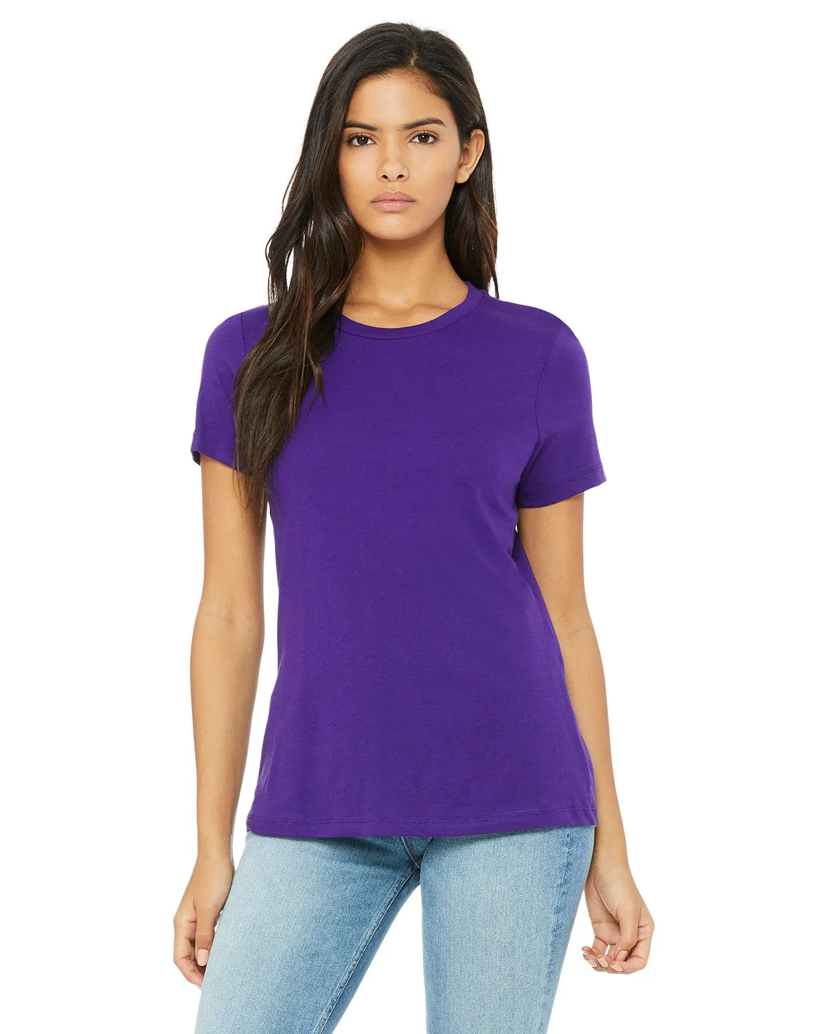 Bella   Canvas B6400 Damen Relaxed Jersey Kurzarm T-Shirt