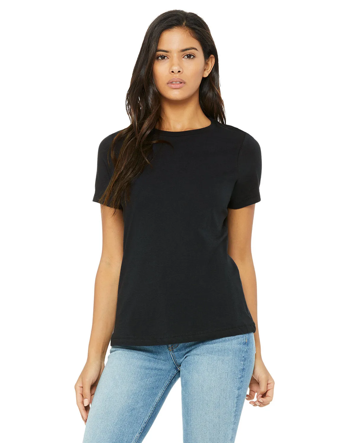 Bella   Canvas B6400 Damen Relaxed Jersey Kurzarm T-Shirt