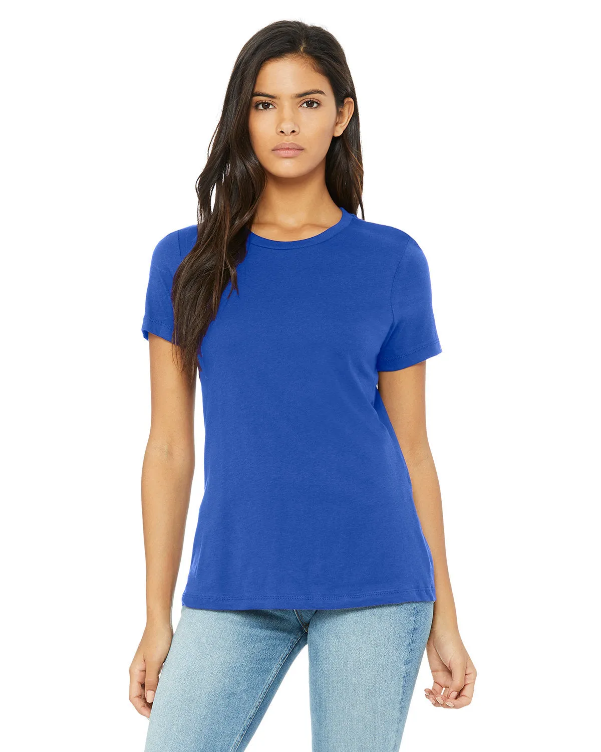 Bella   Canvas B6400 Damen Relaxed Jersey Kurzarm T-Shirt
