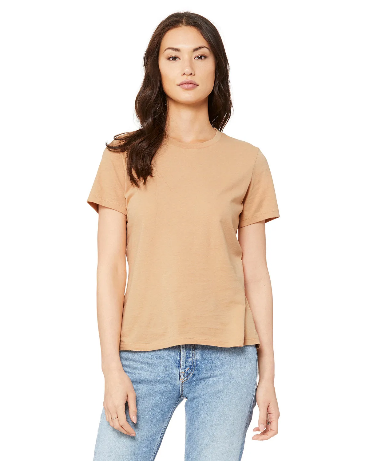 Bella   Canvas B6400 Damen Relaxed Jersey Kurzarm T-Shirt
