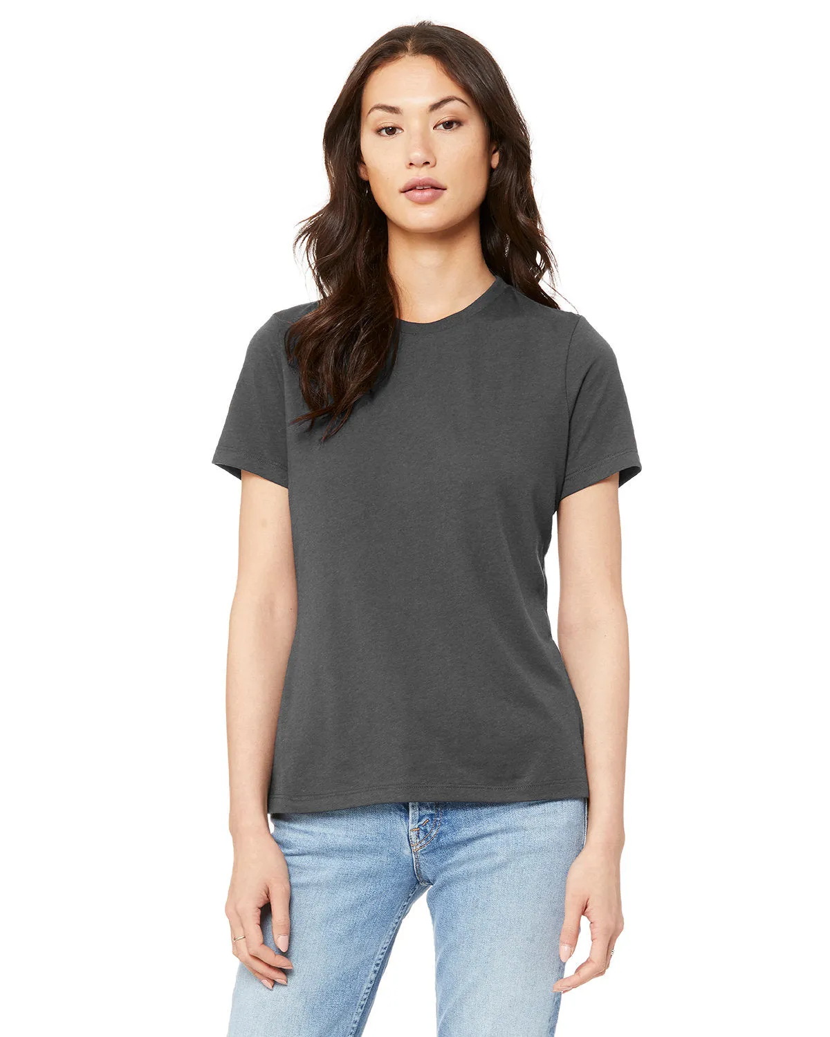 Bella   Canvas B6400 Damen Relaxed Jersey Kurzarm T-Shirt