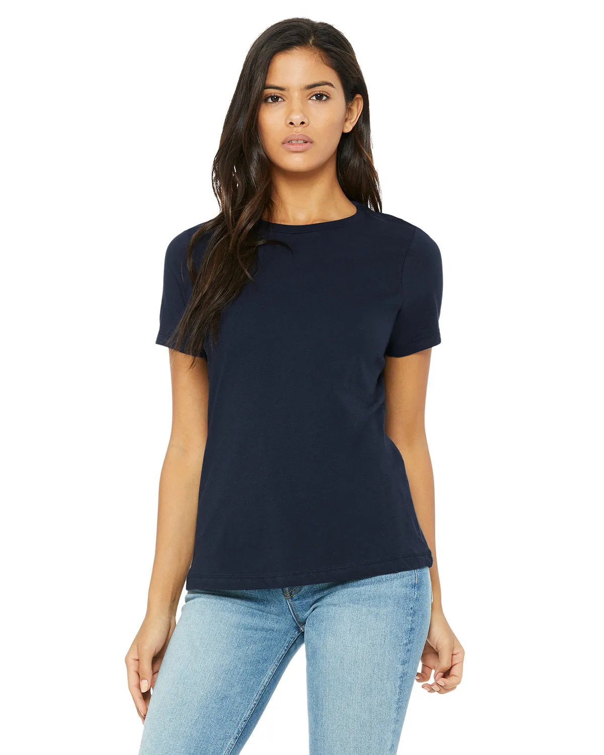 Bella   Canvas B6400 Damen Relaxed Jersey Kurzarm T-Shirt