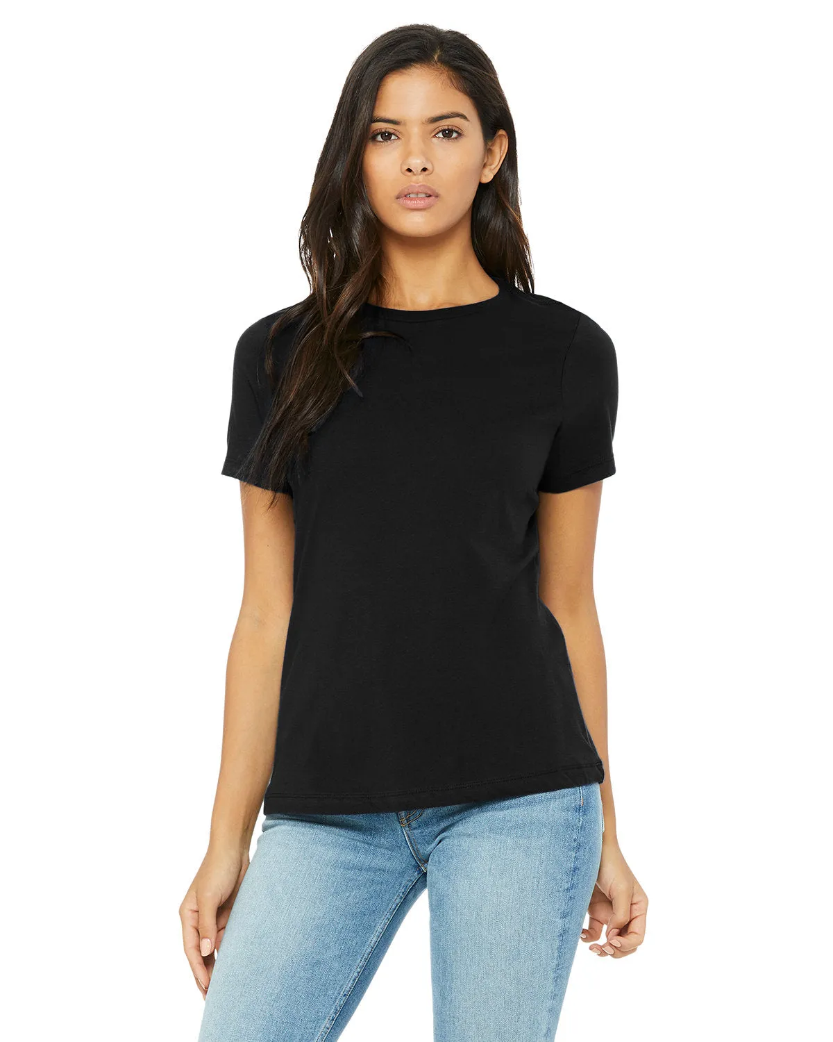 Bella   Canvas B6400 Damen Relaxed Jersey Kurzarm T-Shirt
