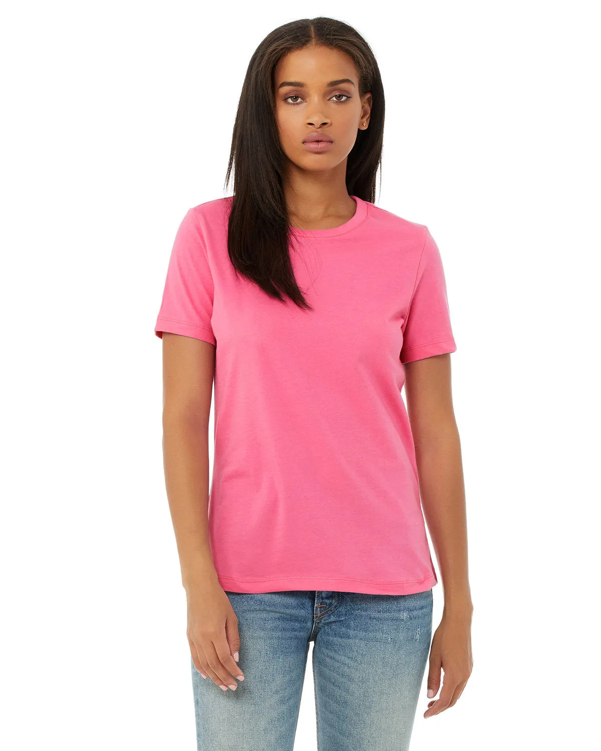 Bella   Canvas B6400 Damen Relaxed Jersey Kurzarm T-Shirt