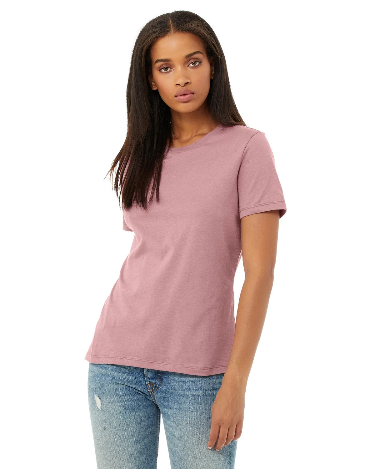 Bella   Canvas B6400 Damen Relaxed Jersey Kurzarm T-Shirt