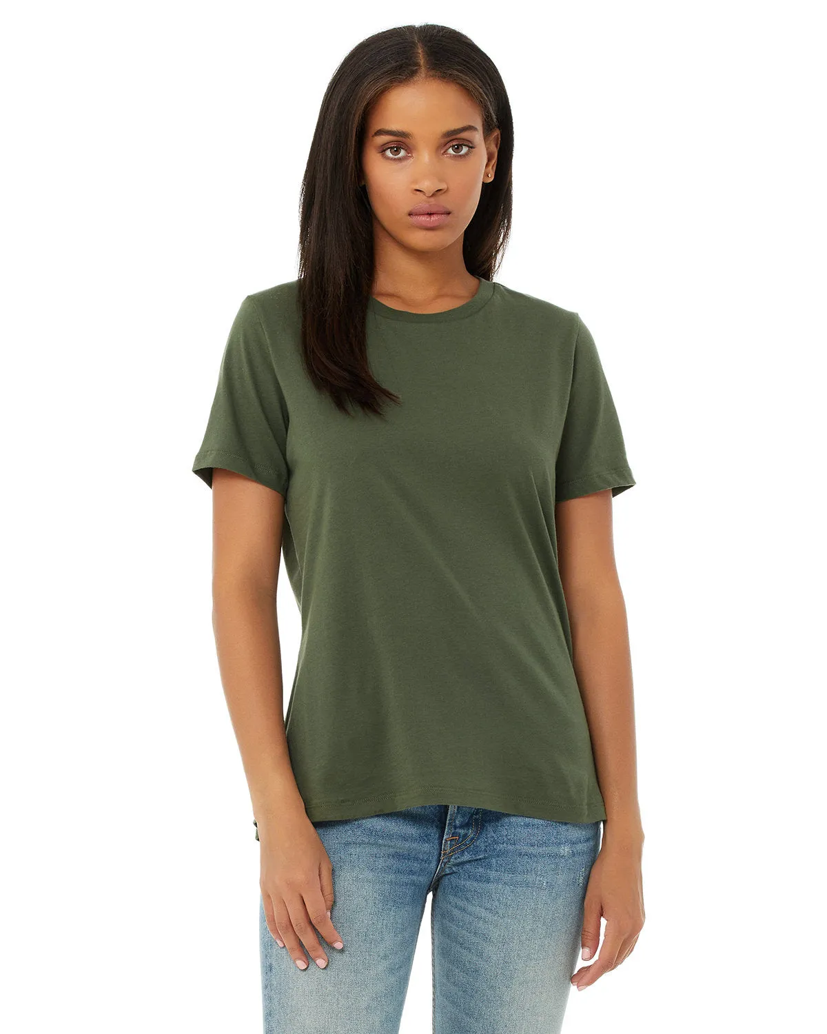 Bella   Canvas B6400 Damen Relaxed Jersey Kurzarm T-Shirt