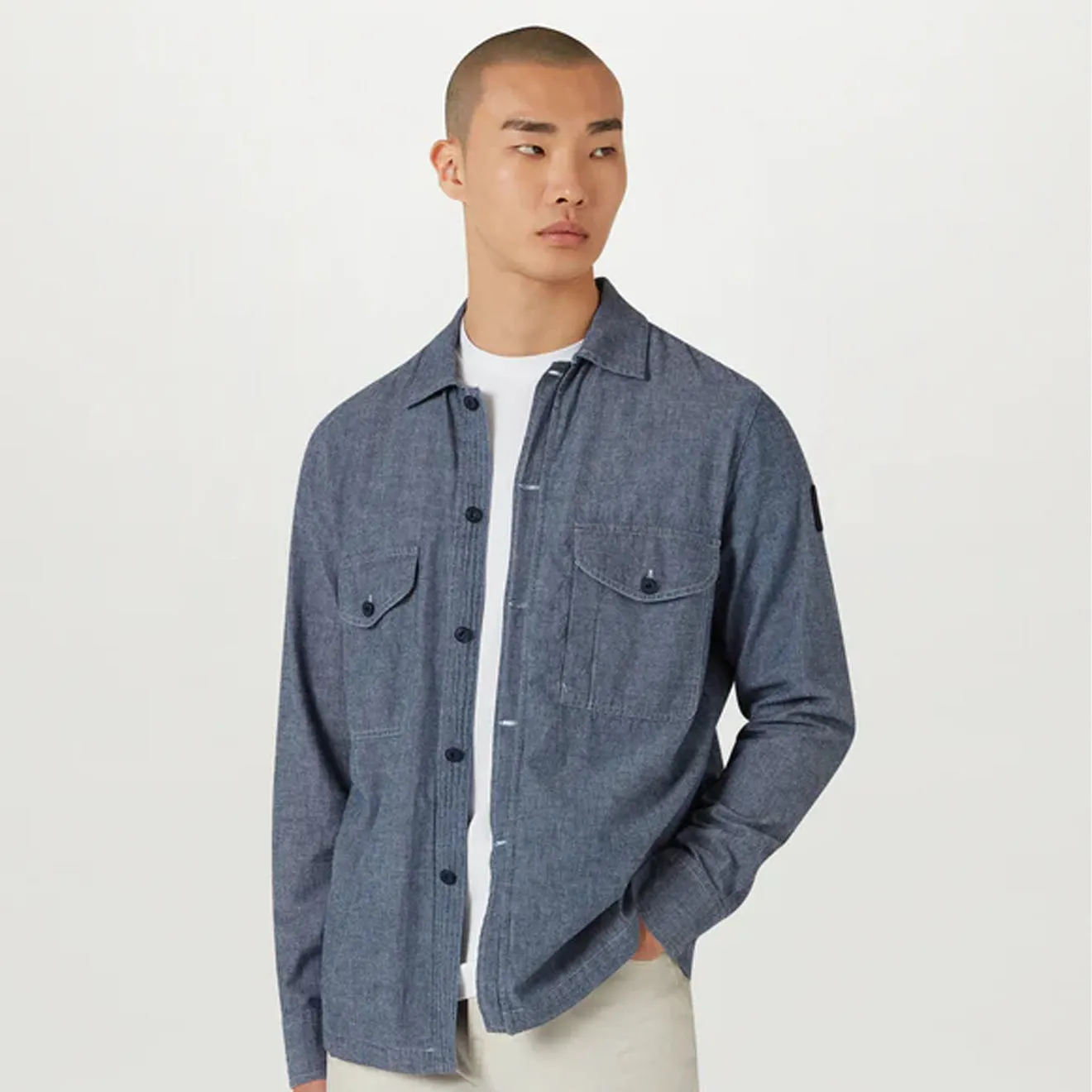 Belstaff CS60 Überhemd Chambray