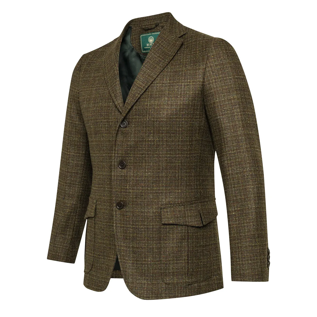 Beretta St James Jacke Grün & Rost Karo