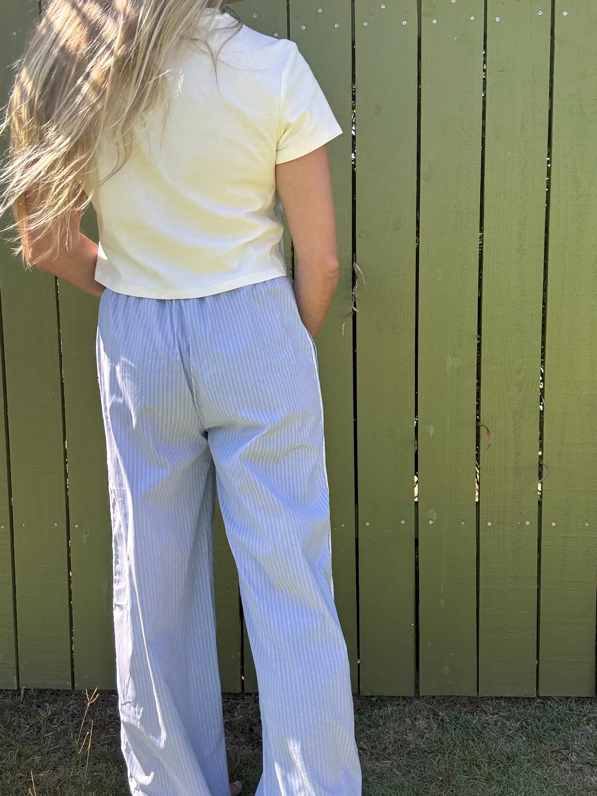 Bleu Athletica Hose