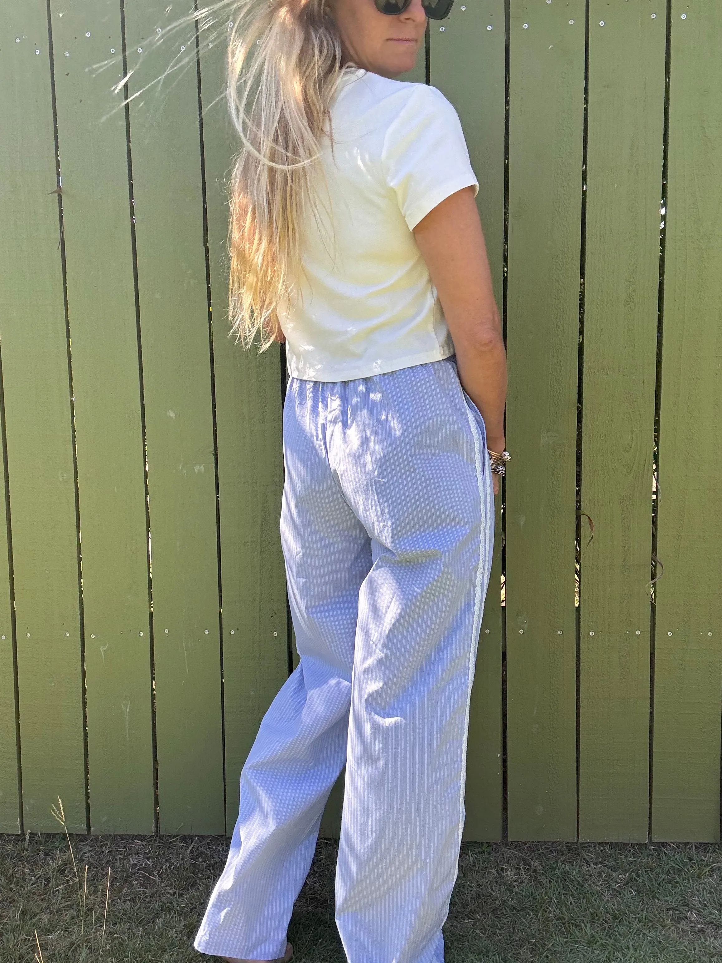 Bleu Athletica Hose