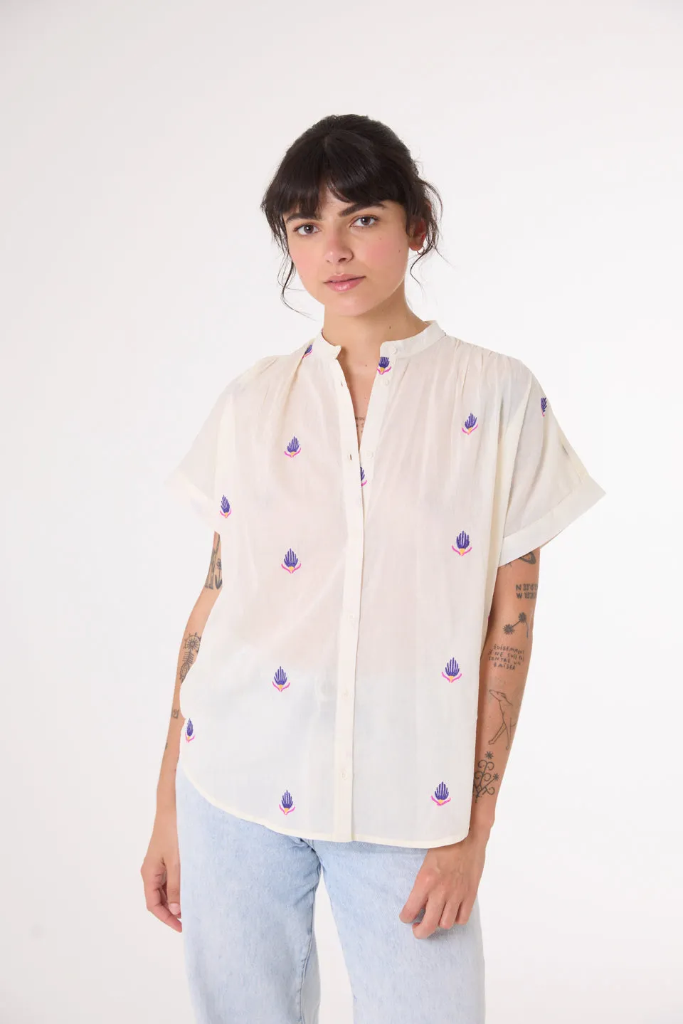 Bluse Brodee Maya Maya Blume Multi